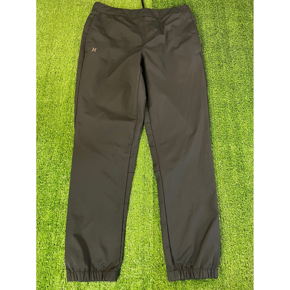 Hurley Mens Navy Blue Active Pants‎ Elastic Waist Drawstring Large LG
